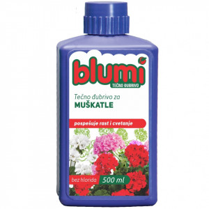 Tečno đubrivo - prihrana za muškatle 500ml 15kom. BLUMI