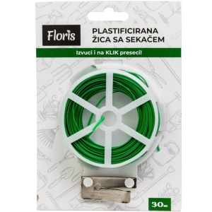 Traka za vezivanje sa nožićem - vezivo PVC 30m FLORIS