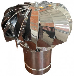 Ventilaciona kapa za dimnjak 120mm INOX