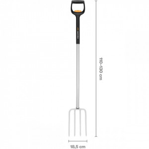 Vile sa drškom teleskopske 110-130cm FISKARS - Img 2