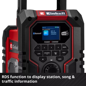 Akumulatorski radio TE-CR 18 Li DAB+/FM/BT - Solo EINHELL - Img 7