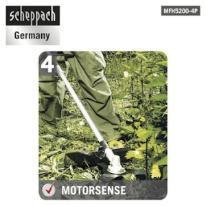 Benzinski multifunkcionalni alat 4u1 1.8KS MFH5200-4P Scheppach - Img 6