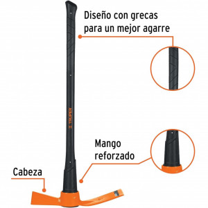 Kramp sa fiber drškom - sekač 2.2kg TRUPER - Img 3