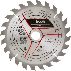 Kružna testera za drvo 250x30x3.2mm - 24 zuba EINHELL