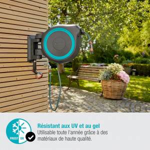 Motalica za crevo sa baštenskim crevom - zidna automatska 25m - 1/2" Roll-Up GARDENA - Img 4