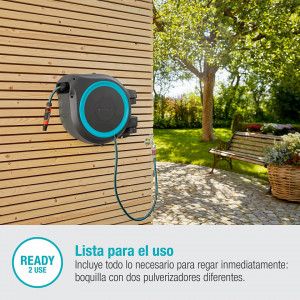 Motalica za crevo sa baštenskim crevom - zidna automatska 35m - 1/2" Roll-Up XL GARDENA - Img 3