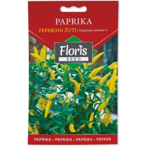 Paprika Feferoni žuti seme 20g - 10kom. FLORIS