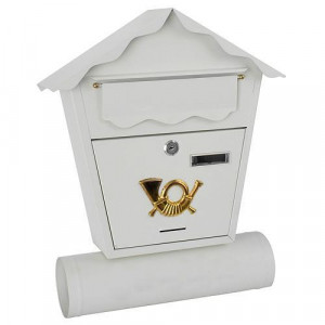 Poštansko sanduče belo 45x37x10cm STREND PRO - Img 2