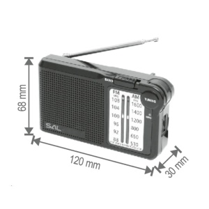 Prenosni radio prijemnik SAL - Img 4