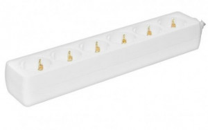 Produžni kabel - razvodnik 6 utičnica 3x1.5mm - 1.5m Prosto