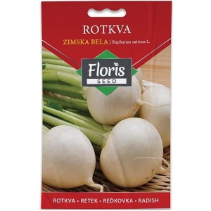 Rotkva Zimska bela seme 3g - 10kom. FLORIS