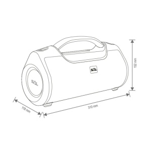 Vodootporni bluetooth zvučnik SAL - Img 5