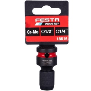 Adapter za bitove - udarni 1/2" na 1/4" FESTA INDUSTRY - Img 2