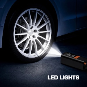 Bežični automatski digitalni kompresor 3u1 sa LED lampom 150 PSI SAL - Img 7