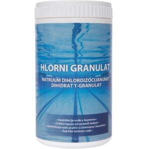 Hlorni T-granulat za dezinfekciju vode u bazenima 1kg