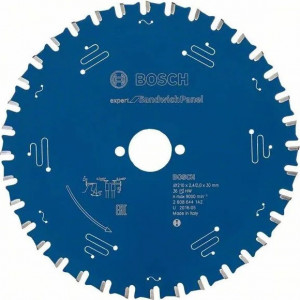 Kružna testera za sendvič panele Expert 210x2.0mm - 36 zuba BOSCH - Img 1