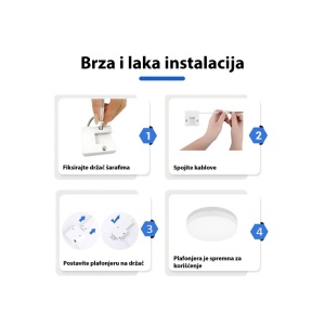 LED plafonjera 36W hladno bela PROSTO - Img 4