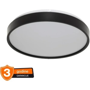 LED plafonjera sa senzorom 18W 6500K IP20 crna OSRAM