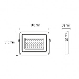 LED reflektor 200W PROSTO - Img 3