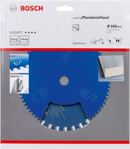 List kružne testere za sendvič panele 160x2.0/1.6x20mm, 30 Expert for SandwichPanel BOSCH - Img 2