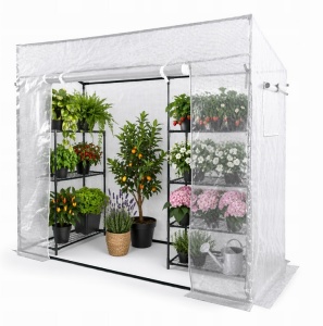 Montažni plastenik 200x77x168cm beli GardenLine - Img 3