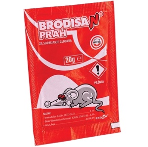Otrov za miševe i pacove u prahu 20g. BRODISAN
