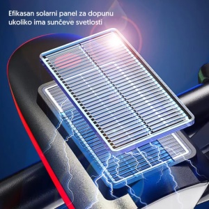 Punjiva LED lampa za bicikli sa sirenom - Img 4