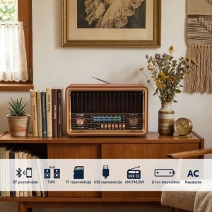 Retro RGB Bluetooth radio PROSTO - Img 2