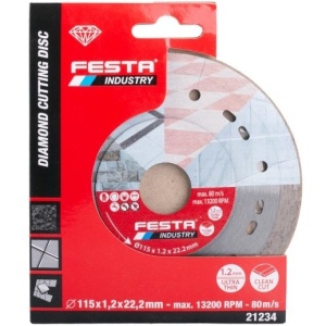 Rezna ploča dijamantska profi - puna 115x1.2mm FESTA INDUSTRY - Img 3
