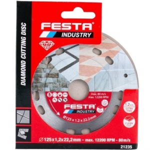 Rezna ploča dijamantska profi - puna 125x1.2mm FESTA INDUSTRY - Img 4
