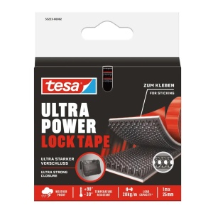 Samolepljiva čičak traka ULTRA POWER 0.2m - 25mm (2kom.) TESA