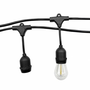 Svetlosni niz sa 20 LED sijalica E27 20m 2700K IP44 PROSTO - Img 4