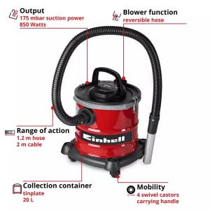 Usisivač za pepeo TC-AV 2032 DW EINHELL - Img 2