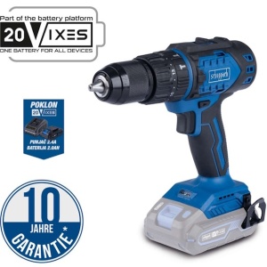 Akumulatorska udarna bušilica Brushless IXES Solo BC-CD60-X + set punjač 2.4A i baterija 2.0Ah Scheppach - Img 1