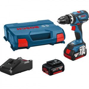 Akumulatorska vibraciona bušilica - odvijač GSB 18V-EC 2x5.0Ah BOSCH - Img 1