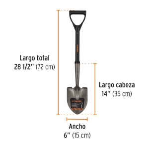 Ašov mali sa fiber drškom 72cm TRUPER - Img 3