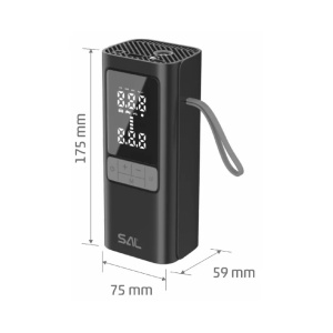 Bežični automatski digitalni kompresor 3u1 sa LED lampom 150 PSI SAL - Img 4
