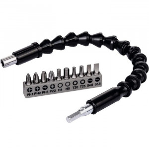 Bitovi set 11kom. sa fleksibilnim adapterom za bitove BOSCH - Img 1
