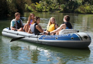 Čamac za vodu 366 x 168 x 43cm Excursion 5 Boat set INTEX - Img 6