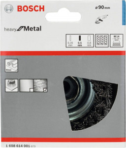 Četka za brusilicu lončasta 90mm - 0.5 mm BOSCH - Img 2