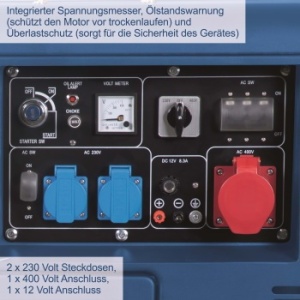 Dizel agregat 5kW SG5200D Scheppach - Img 4