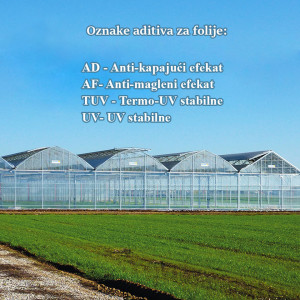 Folija za plastenike TUV 3782 Ad 180mic ( širine 8m, 10m, 12m, 13m, 14m) KRITIS - Img 4