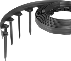 Graničnik za travnjak - crni 60mm x 10m STREND PRO - Img 3
