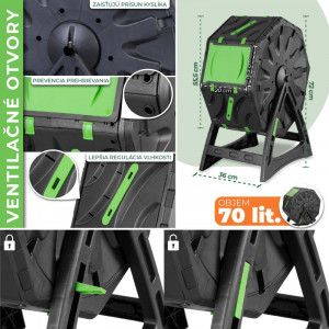 Komposter okretni 70L STREND PRO - Img 9