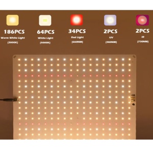 Led Grow Panel svetlo za biljke 30×40 100W UV IR - Img 2