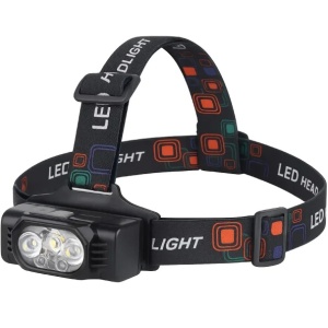 LED naglavna punjiva lampa sa PIR senzorom 700lm 1200mAh PROSTO