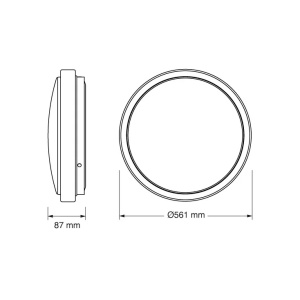 LED plafonjera 56cm 72W 4000K IP20 OSRAM - Img 2