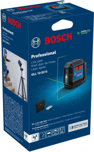 Linijski laser za obeležavanje sa zelenim zrakom GLL 12-22 G - domet 12m BOSCH - Img 4