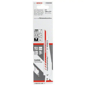 List univerzalne - recipro testere S 956 DHM Carbide Endurance za sečenje okvira prozora (drveta, metala i plastike) BOSCH - Img 2
