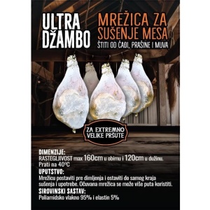 Mrežica za sušenje mesa 120x160cm 3kom. ULTRA DŽAMBO - Img 2